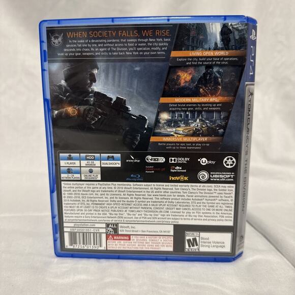 Tom Clancy's: The Division‎ Day One Edition - Sony PlayStation 4 - Picture 3 of 4